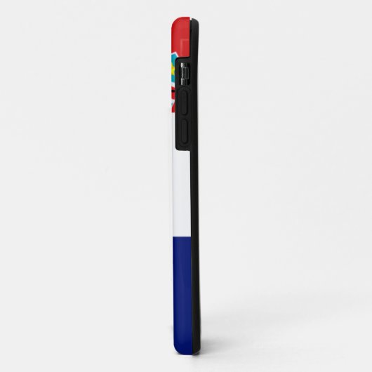 Kroatische Flagge - Trobojnica Case-Mate iPhone Hülle (Hinten/Links)