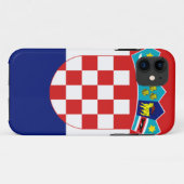 Kroatische Flagge - Trobojnica Case-Mate iPhone Hülle (Rückseite (Horizontal))