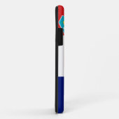Kroatische Flagge - Trobojnica Case-Mate iPhone Hülle (Hinten/Rechts)
