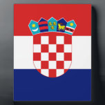 Kroatische Flagge - Trobojnica Fotoplatte<br><div class="desc">Kroatische Flagge - Trobojnica</div>