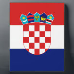 Kroatische Flagge - Trobojnica Fotoplatte<br><div class="desc">Kroatische Flagge - Trobojnica</div>