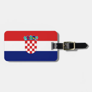 Kroatische Flagge - Trobojnica Gepäckanhänger