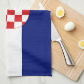 Kroatische Flagge - Trobojnica Handtuch (Viertel Falte)
