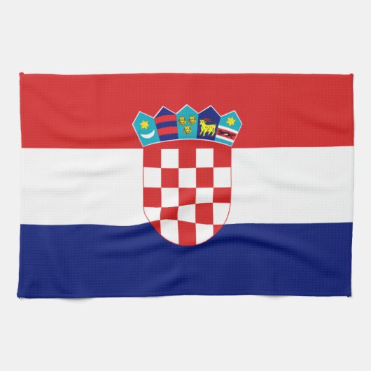 Kroatische Flagge - Trobojnica Handtuch (Horizontal)