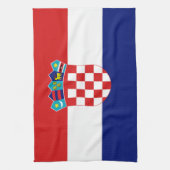 Kroatische Flagge - Trobojnica Handtuch (Vertikal)