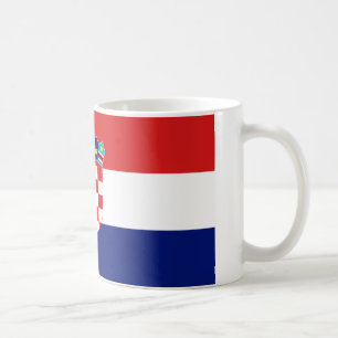 Kroatische Flagge - Trobojnica Kaffeetasse