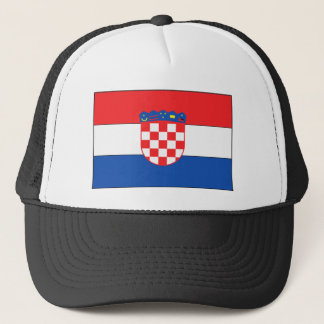 Kroatische Flagge Truckerkappe