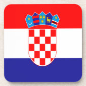 Kroatische Flagge Untersetzer (Vorderseite)