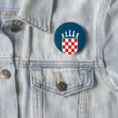 Kroatische Flaggenfarben Schachspieler Geschenke f Button (Beispiel)