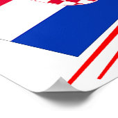 Kroatische Fußballmannschaft Poster (Ecke)
