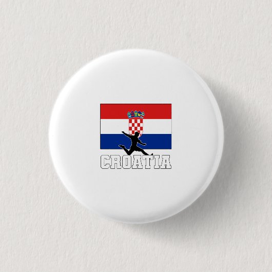 Kroatische Fußballnationalmannschaft Button (Vorderseite)