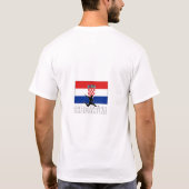 Kroatische Fußballnationalmannschaft T-Shirt (Rückseite)