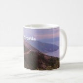 Kroatische Landschaft Kaffeetasse (VorderseiteRechts)