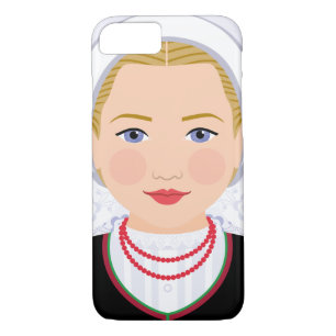 Kroatische Lika blonde matryoshka Fall Case-Mate iPhone Hülle