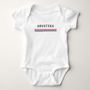 Kroatische Linien Baby Strampler