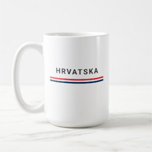 Kroatische Linien Kaffeetasse