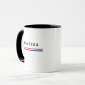 Kroatische Linien Tasse (Vorderseite Links)