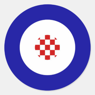 Kroatische Mod-Round-Aufkleber Runder Aufkleber