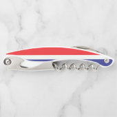 Kroatische Nationalflagge Patriotische Geschenke Kellnermesser (Vorderseite)