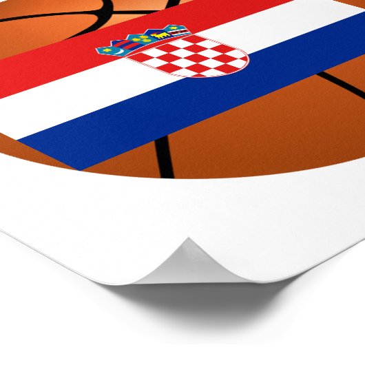 Kroatische Nationalmannschaft Poster (Ecke)