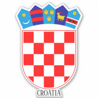 Kroatische Nationalmatte für Rüstungsgüter Patriot Aufkleber
