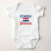 Kroatische Prinzessin 1 Baby Strampler (Vorderseite)
