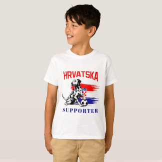 Kroatische Schule Sportspieler Niedlicher Dalmatin T-Shirt