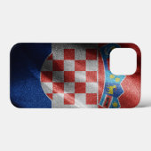 Kroatische Seidenflagge Case-Mate iPhone Hülle (Rückseite (Horizontal))