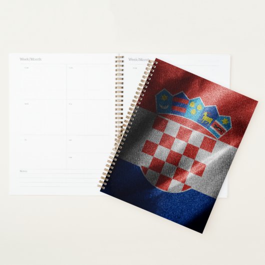 Kroatische Seidenflagge Planer (Anzeige)