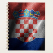 Kroatische Seidenflagge Planer (Vorderseite)