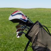Kroatische Seidenstruktur Golf Headcover (In SItu)