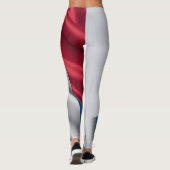 Kroatische Seidenstruktur Leggings (Rückseite)