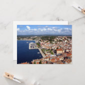 Kroatische Skyline Karte (Vorderseite/Rückseite Beispiel)