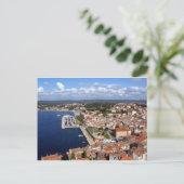 Kroatische Skyline Postkarte (Stehend Vorderseite)