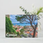 Kroatische Stadt Omis. (Stehend Vorderseite)
