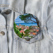 Kroatische Stadt Omis Button (Beispiel)
