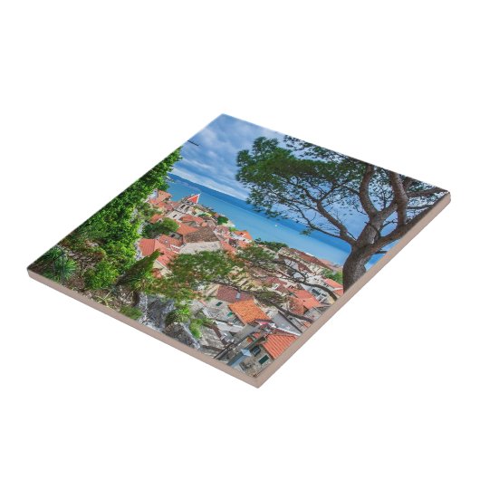 Kroatische Stadt Omis Fliese (Seite)