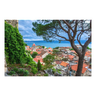 Kroatische Stadt Omis Fotodruck