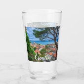 Kroatische Stadt Omis Glas (Rückseite)
