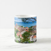 Kroatische Stadt Omis Kaffeetasse (Mittel)