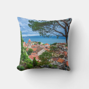 Kroatische Stadt Omis Kissen