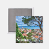 Kroatische Stadt Omis Magnet (Vorderseite/Rückseite)