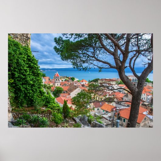 Kroatische Stadt Omis Poster (Vorne)