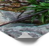 Kroatische Stadt Omis Poster (Ecke)