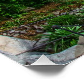 Kroatische Stadt Omis Poster (Ecke)