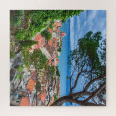 Kroatische Stadt Omis Puzzle (Horizontal)