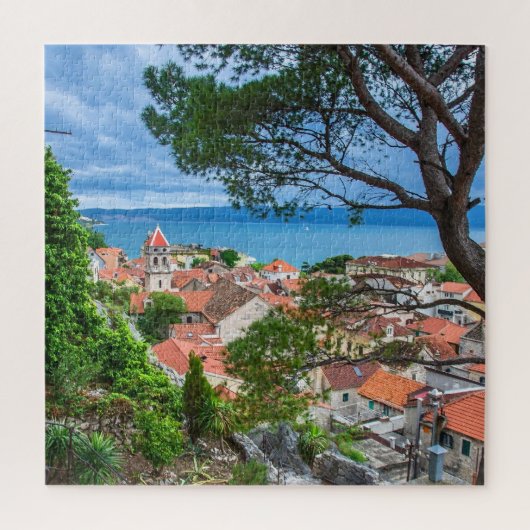 Kroatische Stadt Omis Puzzle (Vertikal)