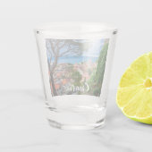 Kroatische Stadt Omis Schnapsglas (Rückseite)