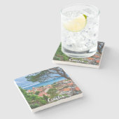 Kroatische Stadt Omis Steinuntersetzer (Seitenansicht)