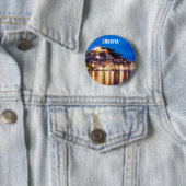 Kroatische Stadt Sibenik am 6. Abzeichen Button (Beispiel)